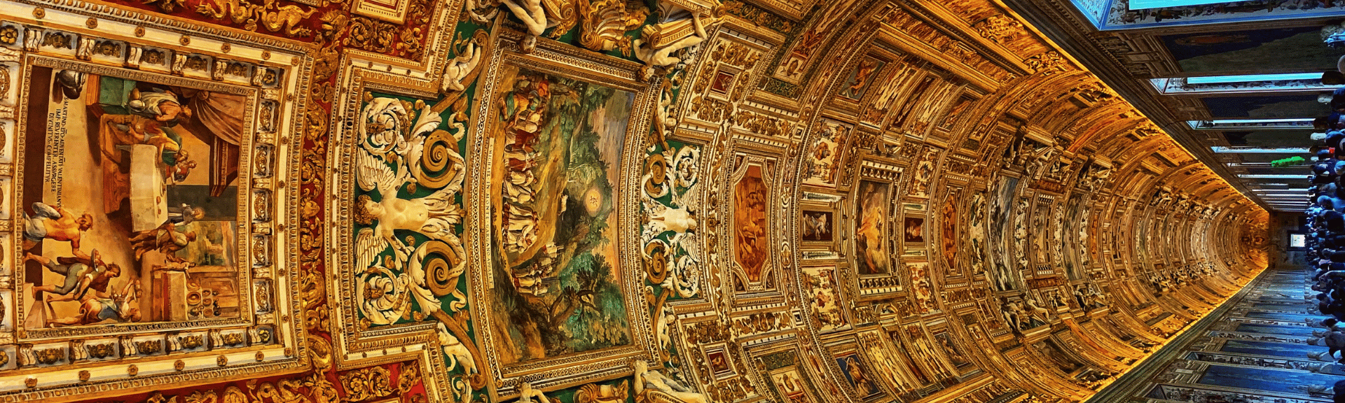 An image of the sistine chapel ceiling.