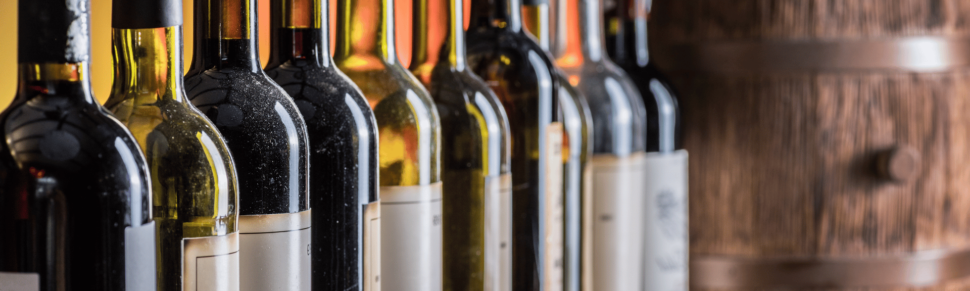 An image of wine bottles lined up